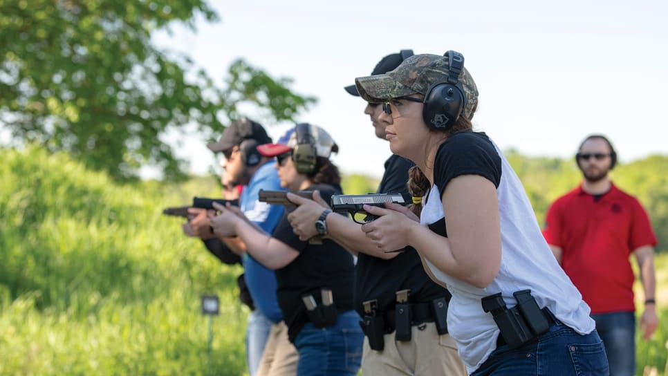 Defensive Training class for pistol shooters